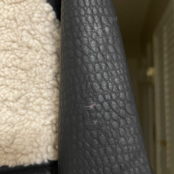 Peter Som Collective Sherpa Faux Leather Jacket - Picture 7 of 16